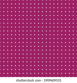 Polka blanco y morado Punto sin fisuras. Para manteles, ropa, camisas, vestidos, papel, ropa de cama, mantas, edredones y otros productos textiles. Fondo vectorial.
