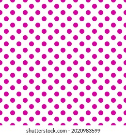 White and purple Polka Dot seamless pattern. Vector background.