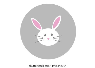 White Rabbit with Round Eyes