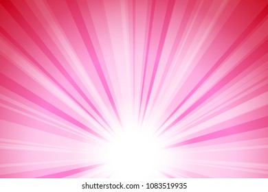 White radial light
