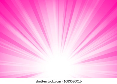 White radial light