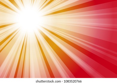 White radial light