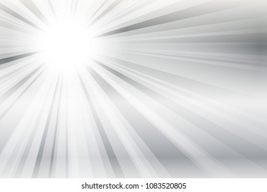 White radial light