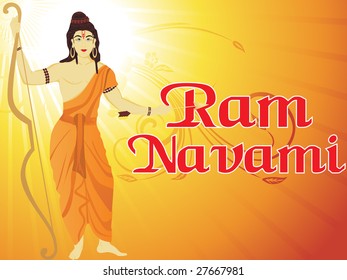 white rays, curve background, abstract illustration for ram navami