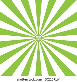 White rays on green background. Vector. Background. Illustration. EPS10