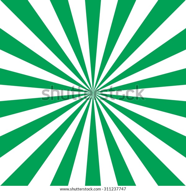 White Rays On Green Background Vector Stock Vector (Royalty Free) 311237747