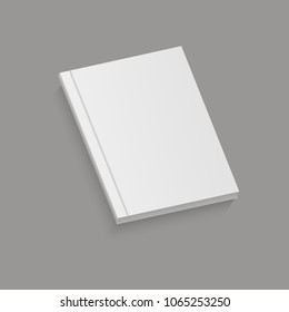  White realistic blank brochure. mockup for the presentation.