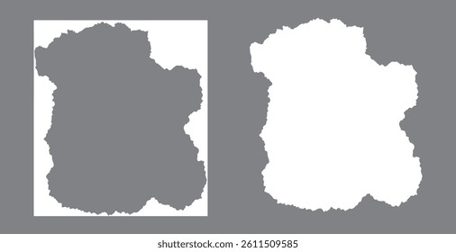 White realistic torn or ripped paper strip collection with grunge edge and Paper rip texture background