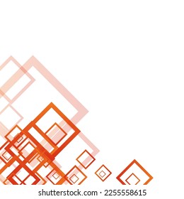 White Rectangle Abstract Vector Background. Simple Rectangular Backdrop. Gray Modern Texture. Grey Minimal Poster.