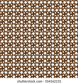 White rectangle brown background seamless pattern