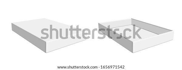 White Rectangular Package Snacks Food Chocolate Stock Vector (Royalty ...