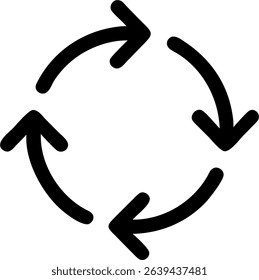 A white recycling symbol or icon, likely depicting the universal recycling arrow design, suitable for use in environmental or sustainability-themed projects.