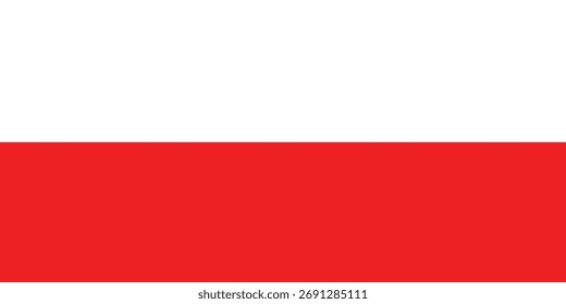 White and Red Abstract Horizontal Stripes Background