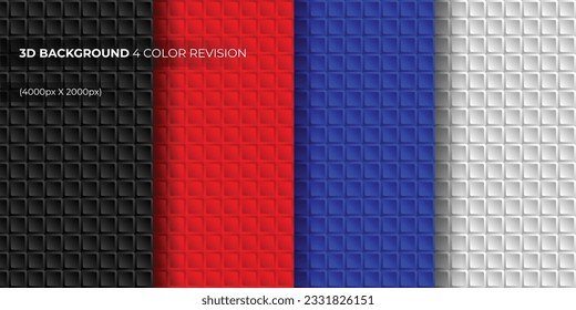Textura abstracta blanca, roja, negra y azul. El diseño de portada, diseño de libros, póster, cubierta de cd, volante, fondos de sitios web o publicidad se puede usar en el estilo de arte 3d de papel de fondo vector.
