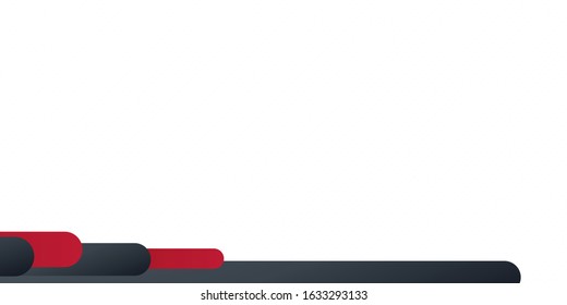 White Red Black Gradient Blue Box Round Rectangle Abstract Background Vector Presentation Design. Vector Illustration.
