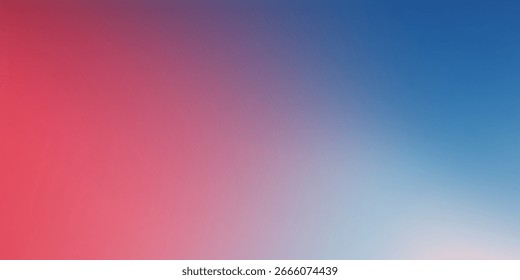 White red and blue gradient change background banner pattern horizontal copy space. Simple abstract vector.
