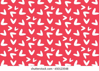 White and red boomerang modern vector clean simple editable pattern