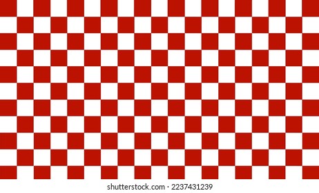 white and red chessboard background