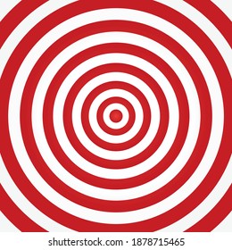 White and red circles background. vector