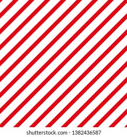 White and Red diagonal stripe pattern -  Vector