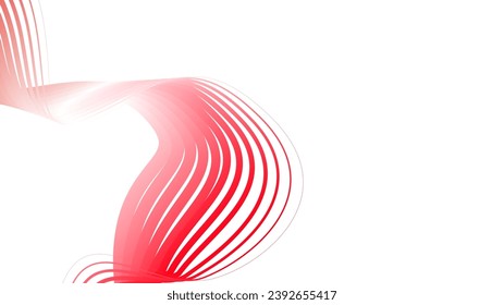 white red flag gradient background abstract wavy tech lines 