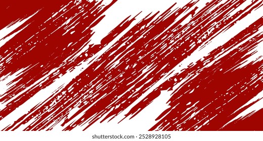 Fondo de textura grunge de patrón de color degradado de puntos de semitono rojo blanco. Ilustración vectorial de estilo deportivo de cómic de arte pop de punto.