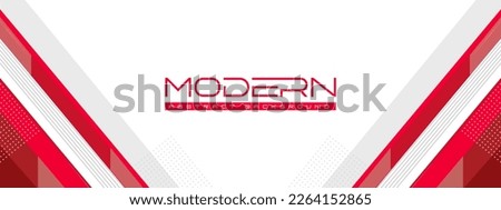 White Red Modern Abstract Template Design. Luxury Background. Abstract Background. Award Background. Website Banner Digital Trend Design Pattern.