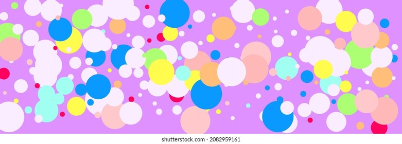 White Red Play Dark Yellow Purple Composition. Green Vibrant Pink Bright Blue Wallpaper. Multicolor Kids Children Beige Pastel Print. Circles Color Bordo Violet Indigo Rainbow Illustration.