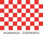 White and red squares pattern