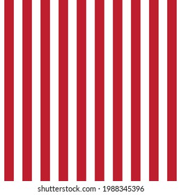 White and red Striped Background. Seamless background. Vertical stripe pattern vector. White and red background.