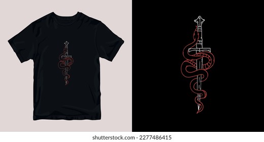 white and red tattoo sketch line art etching  t-shirt stylish and clothing printable trendy tshirt design. print, industrial products. global swatch.