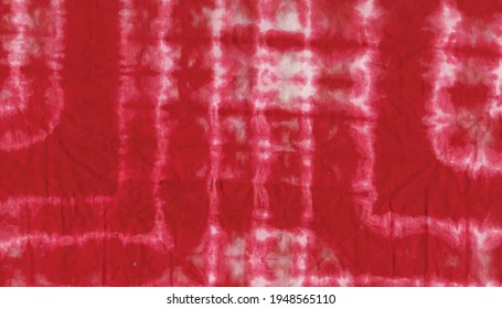 white red tie dye cotton fabric clothing texture background decorative colorful paint bright wallpaper. abstract illustration stripe design.