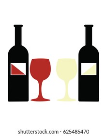 White and red wine