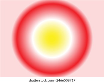 White, red and yellow  color combination gradient background design.