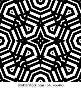 Mandala Design Concept Black White Background Stock Illustration ...