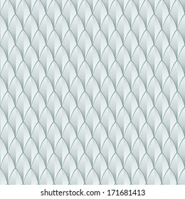 A white reptile skin textured background. Seamlessly Repeatable. Eps 10 Vector.