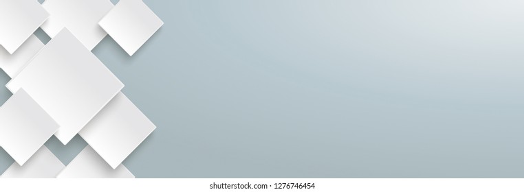 White rhombuses with shadows structure on the gray background. Eps 10 vector file.