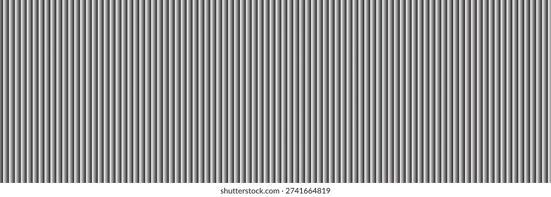 A white, ribbed glass texture with gentle, grey-frosted waves forms a fluted, airy surface. A minimal striped look suits acrylic or polycarbonate designs, adding a soft, modern elegance.Vector design