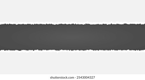 Fondo de marco de papel rasgado blanco. Desgarrado. Anuncio Abstractas de Negocios. Ilustración vectorial