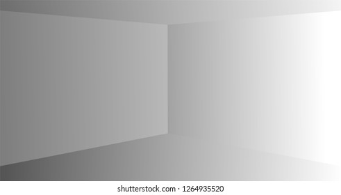 White room corner background for product composition placement.