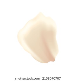 White rose flower petals composition with isolated image of decorative plant on blank background vector illustration