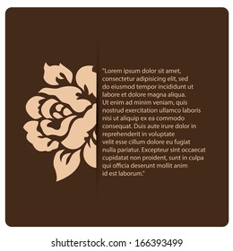 a white rose with petals and some text