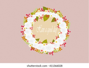 white rose wreath flower