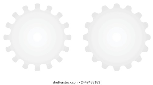 White round labels. vector illustration