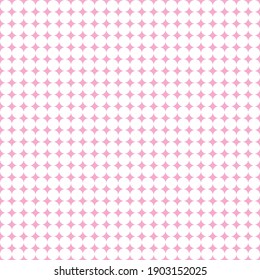 White round pattern isolates on the pink color background.