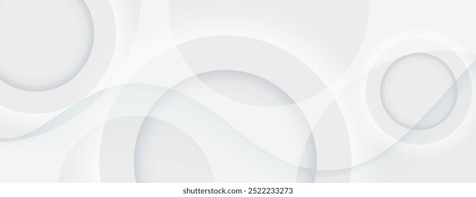 Fondo abstracto de Formas redondas blancas. Diseño corporativo de negocios
