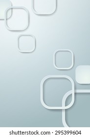 White Rounded Rectangle Background Vector Illustration Stock Vector ...