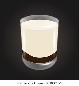 White russian cocktail