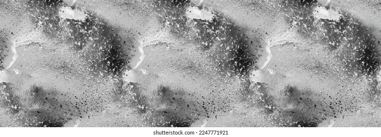 White Science Texture. Grey Rock Floor. Light Light Vector Pattern. Grey Seamless Background. Modern Abstract Science. White Gray Ink Splash Stone. Light Grain Science. Light Grey Color Background.