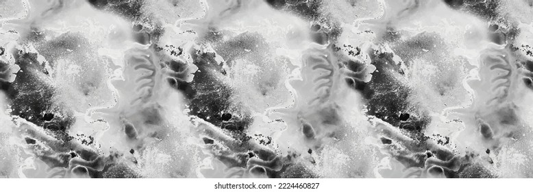 White Science Texture. Modern Seamless Template. White Seamless Background. Light Gray Ink Grain Paint. Grey Grey Color Background. Light Splash Science. Grey Tile Wall. Grey Light Vector Ceramic.